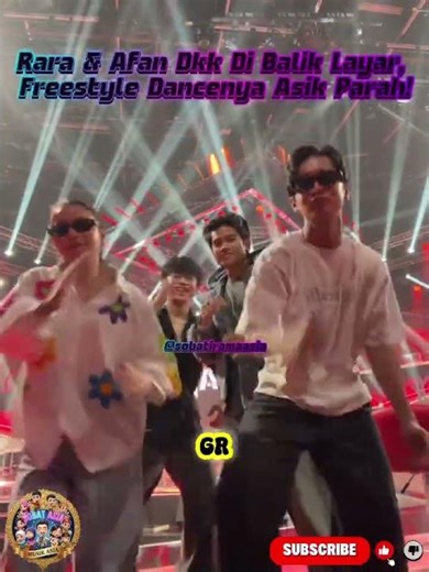 Rara & Afan Dkk Di Balik Layar, Freestyle Dancenya Asik Parah!