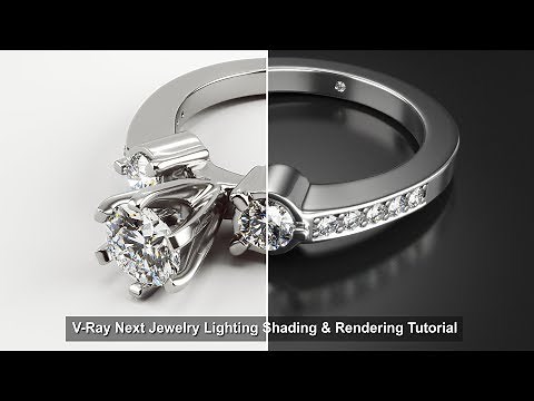 V-Ray Next Jewelry Lighting & Rendering Tutorial