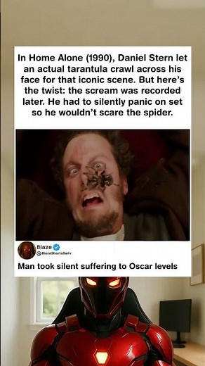 Home Alone (1990): Daniel Stern Had a Real Spider on His Face