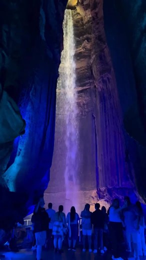 446 reactions · 42 shares | Hidden gem  And by hidden we mean literally underground Ruby Falls Cave and Underground Waterfall | Ruby Falls | Facebook