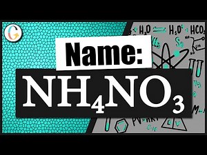 How to name NH4NO3