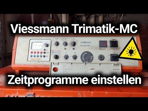 Viessmann Trimatik-MC: Setting time programs - Day/Night - Heating/Hot Water - Instructions! 🕖⚙️
