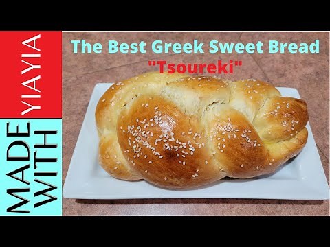 How to make delicious Greek Sweet Bread - Tsoureki