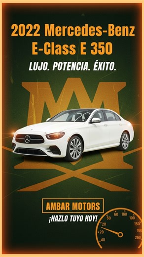 ✨ 2022 Mercedes-Benz E-Class E 350 Lujo, tecnología y presencia en cada segundo del Reel. Este no es solo un auto… es una experiencia. ¿Listo para sentir el confort alemán?   Ver más detalles: https://ambarmotors.com/car/2022+Mercedes-Benz+E-Class+Sedan+NB01757  Agenda tu test drive hoy mismo en Ambar Motors. | Ambar Motors | Facebook