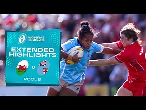 Down to the wire! 🤯 | Wales v Fiji | Rugby World Cup 2025 | Extended Highlights