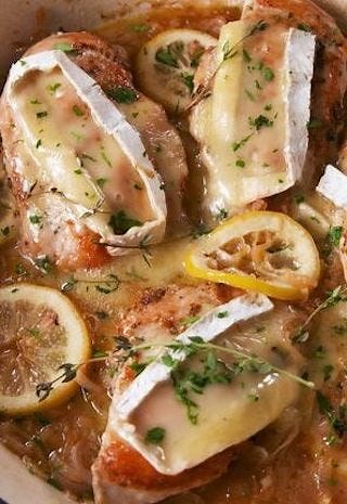 Skillet Brie Chicken Comes Together In Less Than 30 Minutes