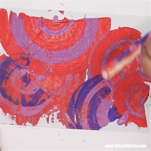 Scrape art just for fun! Here are three easy techniques anybody of any age can try | The Craft Train