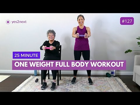 ONE WEIGHT DUMBBELL WORKOUT for Weight Loss | Beginners, Seniors