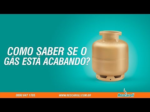 Como saber se o gás está acabando?