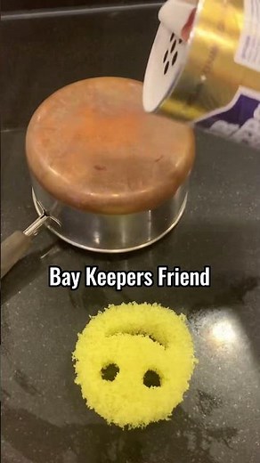 How I Clean My Copper Bottom Pans with Bar Keepers Friend #cleaning #shorts