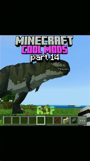 🦖 Minecraft's Best Jurassic Mod Ever! 😱 #shorts #minecraft