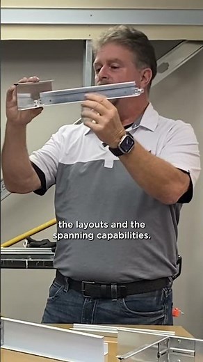 USG in 3: Eliminating Hanger Wires with USG Donn® Brand AdvanceSpan™ Suspension System #shorts