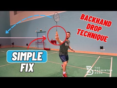 Backhand overhead drop tutorial