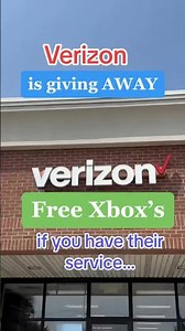 Verizon is giving away free Xbox’s… (if you have their service)