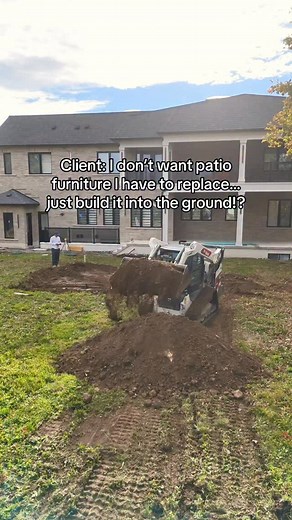 17K views · 229 reactions | Who needs patio furniture when you can just build it into the ground?! That fire pit looks way too cozy ‍ • • • • • • #explore #explorepage #construction #concrete #instagram #concretedesign #homedecor #hardscape #homedesign #home #homesweethome #yard #backyard #backyarddesign #landscape #firepit #firepitdesign #concretebench #reels | KP Construction | Facebook