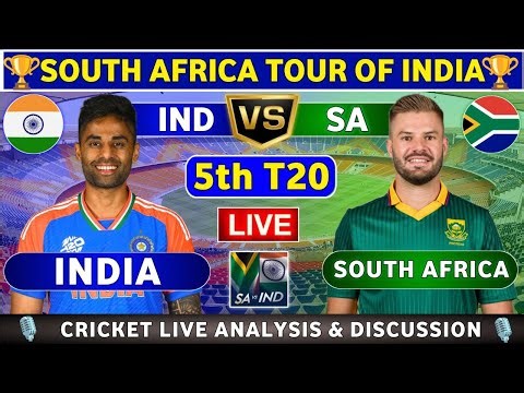 India vs South Africa, 5th T20 Live Match Analysis & Discussion IND vs SA 5th T20 SA tour of IND