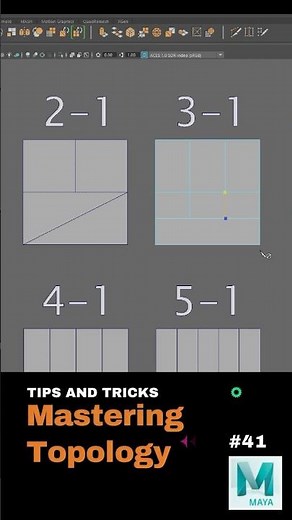 How to MASTER Topology in Maya! The Secret to PERFECT 3D Models! #shorts #howto