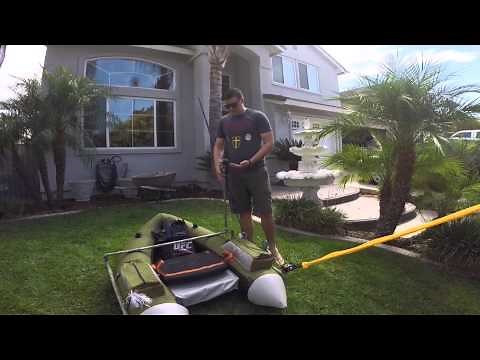 Float Tube Set Up// Review