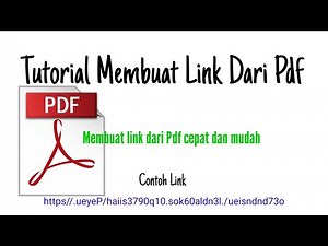 HOW TO CREATE A LINK FROM A PDF