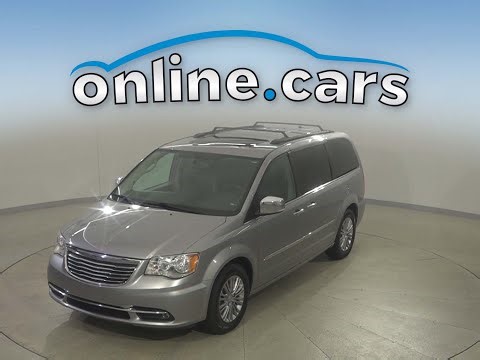 A58746YT Used 2016 Chrysler Town & Country Silver Van Test Drive, Review, For Sale