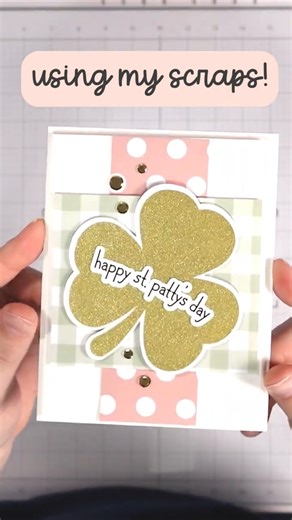 Using Cricut and my scraps to Make This St. Patrick's Day Card | Cricut Can Too!!!