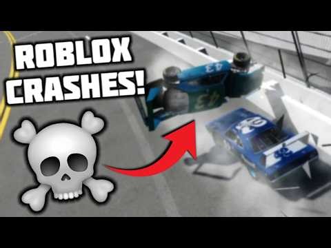 ROBLOX NASCAR CRASHES AND FUNNY MOMENTS! | just daytona. (Roblox)