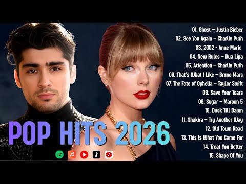 Spotify Pop Hits 2026 💕🎶 Taylor Swift, Bruno Mars, Zayn, Dua Lipa | Best Trending Pop & TikTok Hits