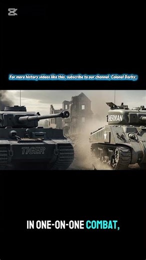 “Tiger vs Sherman | Full Action Tank Battle 🔥”