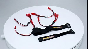 Hobbypark JST Plug Splitter Male Female, JST Y Parallel Adapter Splitter, JST Y Harness Cable for RC Car Crawler ESC Battery Motor Cooling Fan