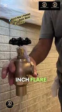 💧 Watch How a Plumber Installs a Water Meter Like a Pro! 🔧 #Plumbing #DIY #LeakRepair #Shorts