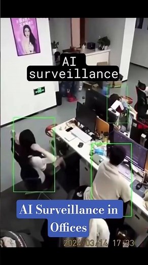 AI-Based Employee Monitoring System🔥😯 AI + CCTV + activity tracking Attendance Salary #viral #shorts