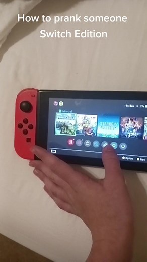 How to prank someone on a switch. #prank #nintendo #switch #nintendoswitch #nintendoprank #howto #techitallvideo