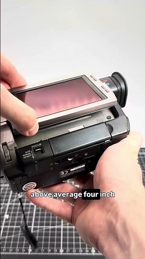 Introducing the Sony DCR-TRV7, a MiniDV Camcorder released in the late 90s.