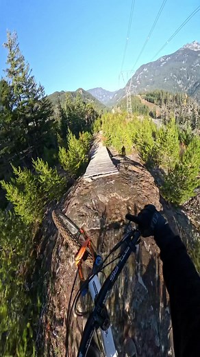Do you want to see the drone footage?! This lap was so fun!🤪 #mtb #pov #deadfall #enduro #freeride #mountain #bike #ride #trail #gopro #fy #fyp #fun #dad