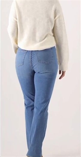 QVC model Blair models jeans 2100