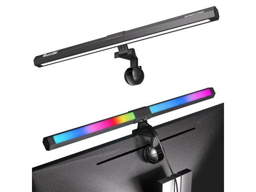 Monitor Light RGB Backlight, Eye-Care Computer Lights Bar Gaming Office Desk Lamp, 15 Modes Backlight, 3 Color Temperature & Brightness Dimmable Front Light, Ra95 Screen No Glare Monitor Lamp - Newegg.com