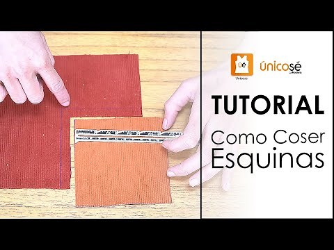 Como coser esquinas : Tutorial