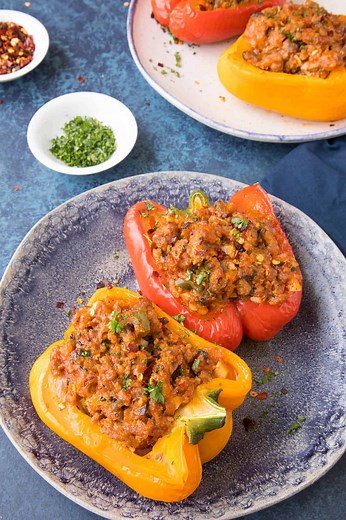 Easy Italian Sausage Stuffed Peppers