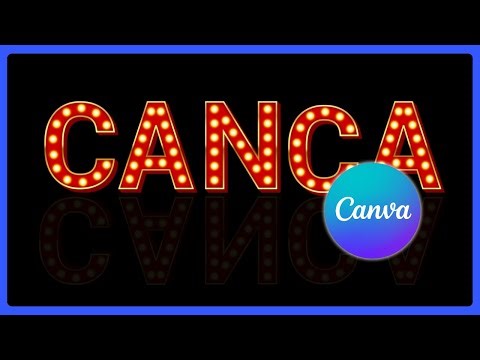 How to Create a Vintage Marquee Bulb Sign in Canva