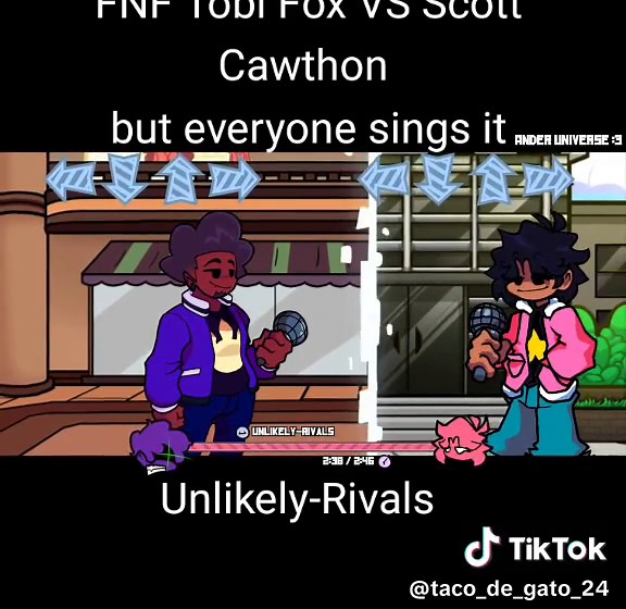 Unlikely-Rivals: FNF Tobi Fox VS Scott Cawthon