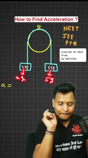 Physics Ultimate TRICKS 🔥 Pully problem TRICK ✅ #neetaspirents #physicstricks #neettricks