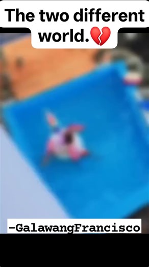 A swimming pool and a puddle of mud may seem worlds apart, yet both echo the innocence of childhood. The rich child enjoys luxury, while the poor child discovers wonder in simplicity. Life teaches us that joy is not confined to wealth, it blossoms where the heart knows gratitude, imagination and contentment. -GalawangFrancisco | GalawangFrancisco