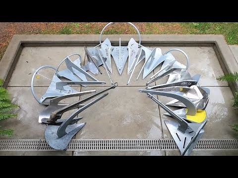 Clean Sand Veer, 45lb Anchors. Test Video # 127