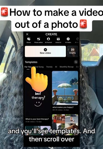 How to Make a Video Out of a Photo with TikTok AutoCut