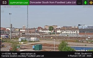 6.6K views · 156 reactions | DB class 66 & 60103 ‘Flying Scotsman’ passing Doncaster cam this afternoon  DB Cargo UK #flyingscotsman | Railcam | Facebook