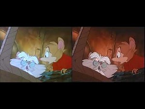 The Secret of Nimh 1983 Laserdisc vs 1993 VHS