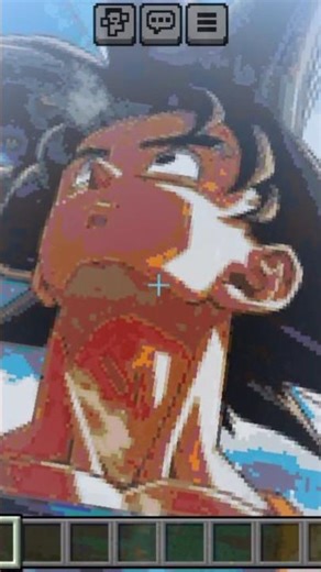 Minecraft Goku Pixel Art...❤️‍🔥#goku#viral