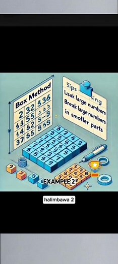 Multiplying Large Numbers Using the Box Method - Fast Math Trick!