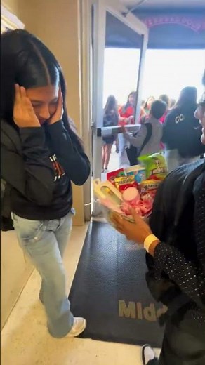 Boy Was So Shy Giving Crush Gift Basket 😻😭🧺