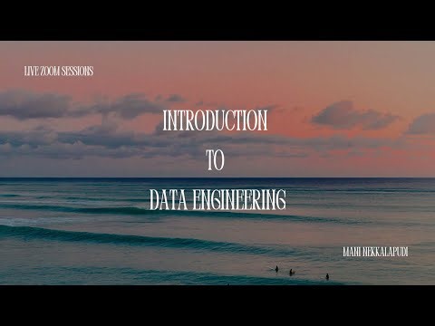 Live Zoom Sessions | Introduction to Data Engineering